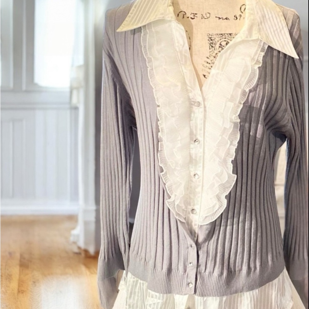 Ashley Stuart Sweater grey size: 22/24 plus